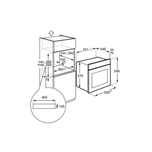 AEG ugradna rerna OK8NW00MB-4