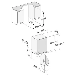 Miele ugradna sudomašina G 5651 SCVi-4