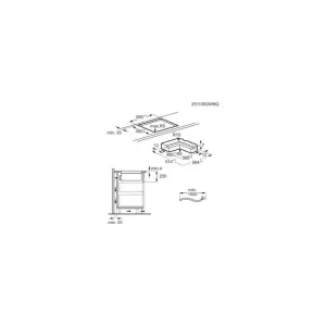 Electrolux ugradna ploča sa aspiratorom ECC63410CB-6