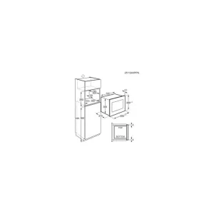Electrolux ugradna mikrotalasna rerna EMS4253TBK-1