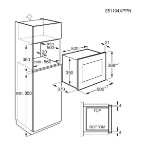 Electrolux ugradna mikrotalasna rerna LMS4253TBH-4