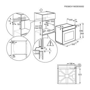 AEG ugradna rerna TX7PB63FSB-4