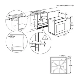 AEG ugradna rerna TX7PB63FSB-5