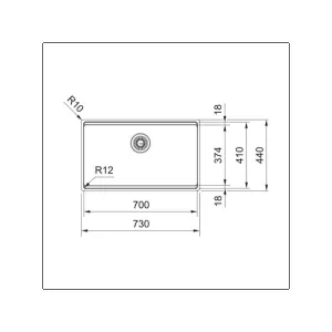 Franke sudopera  BXX Pro 210/110-70 127.0753.798-5