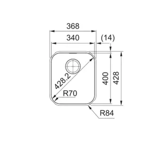 Franke sudopera SRX 110-34 122.0736.152-2