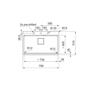 Franke sudopera KNG PRO 610-73 FTL 114.0751.849-3