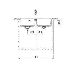Franke sudopera Maris MRG 620-39-39 FTL 114.0714.188-3