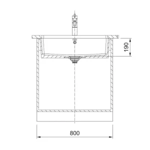 Franke sudopera KubusX KXK 110-71 126.0735.195-4