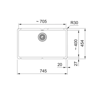 Franke sudopera KubusX KXK 110-71 126.0735.192-3