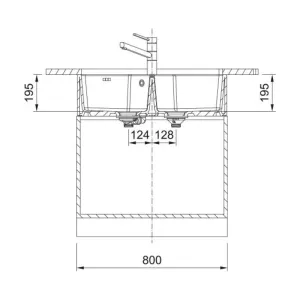 Franke sudopera Belfast BFK 720-36-36 130.0748.974-4