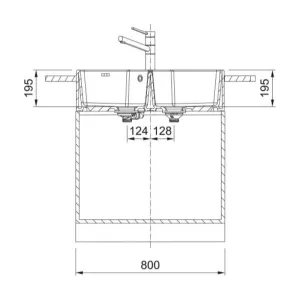 Franke sudopera Belfast BFK 720-36-36 130.0748.974-6
