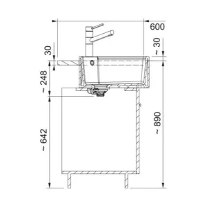 Franke sudopera Belfast BFK 720-36-36 130.0748.974-7
