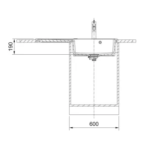 Franke sudopera Mythos MYK 611-100 124.0747.101-3