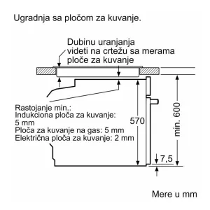 Bosch ugradna rerna HBA572EM3-6