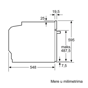 Bosch ugradna rerna HBA572EM3-7