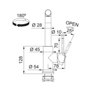 Franke slavina Smart Glenda L 115.0706.985-3