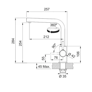 Franke slavina Lina L 115.0733.714-2
