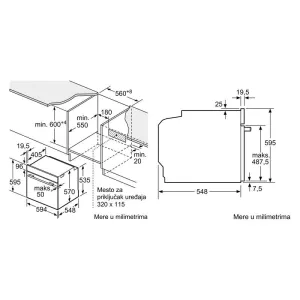 Bosch ugradna rerna HQA534EB3-5