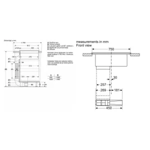 Bosch indukciona ploča sa aspiratorom PVQ81AH26E-6
