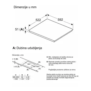 Bosch indukciona ploča PVQ61CHB1E-7