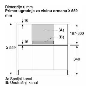 Bosch dodatni pribor za aspiratore DWZ1IB6N2-3