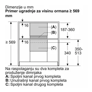 Bosch dodatni pribor za aspiratore DWZ1IB6N2-5