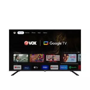 Televizor Vox 50GOU080B Smart, LED, 4K UHD, 50"(127cm), DVB-T2/C/S2