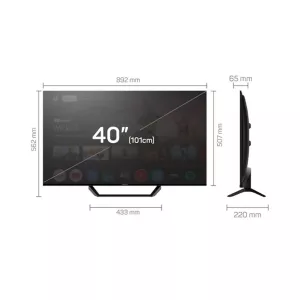Televizor Tesla 40E655BFS Smart, LED, Full HD, 40''(102cm), DVB-T/T2/C/S/S2