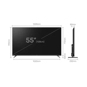 Televizor Tesla 55E655BUW Smart, LED, 4K UHD, 55''(140 cm), DVB-T/T2/C/S/S2