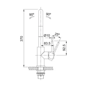 Franke slavina Smart Glenda J-D 115.0747.474-5