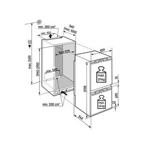 Liebherr ugradni frižider ICBNc 5623 plus BioFresh NoFrost-4