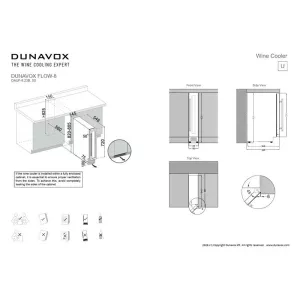 Dunavox ugradna vinska vitrina DAUF-8.23B-4