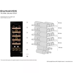 Dunavox ugradna vinska vitrina DAUF-19.58MB-3