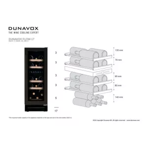Dunavox ugradna vinska vitrina DAUF-17.58DC-5