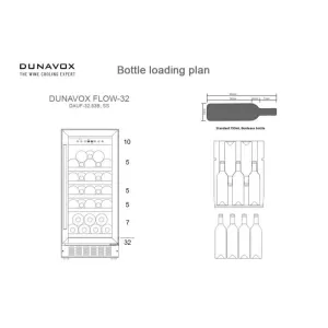 Dunavox ugradna vinska vitrina DAUF-32.83C-2