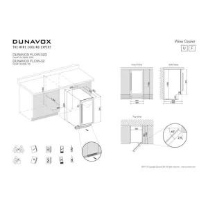 Dunavox ugradna vinska vitrina DAUF-32.83C-3