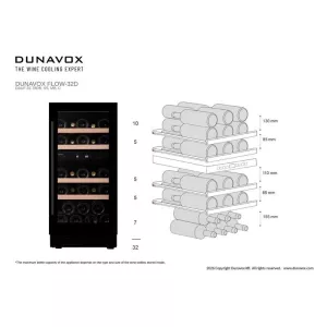 Dunavox ugradna vinska vitrina DAUF-32.78DC-3