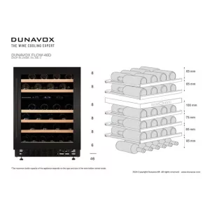 Dunavox ugradna vinska vitrina DAUF-46.145DC-3