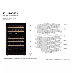 Dunavox ugradna vinska vitrina DAUF-38.100DC-3