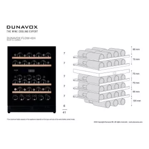 Dunavox ugradna vinska vitrina DAUF-41.146DBH-5