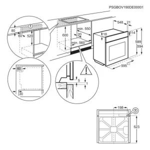 Electrolux ugradna rerna LOC9P3XZ-5