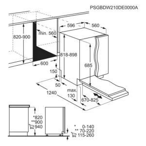 AEG ugradna sudomašina FSE76727P-4