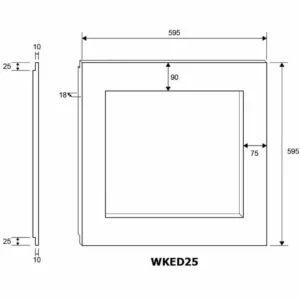 mQuvée ugradna vinska vitrina WKED25PRP -6