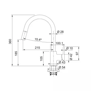 Franke set sudopera MRG 610-54 FTL crna mat + slavina Lina J-D crna mat-6