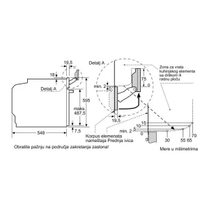 Bosch ugradna rerna HSG738DB2-6