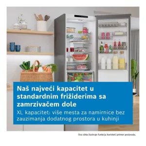 Bosch kombinovani frižider KGN39VLDK-6