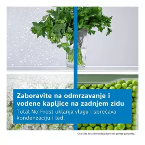 Bosch kombinovani frižider KGN39VLDK-7