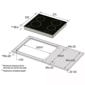 Samsung ugradni set NV68A1140BS/OL + C61R2AAST/BOL-7