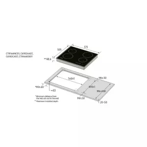 Samsung ugradni set NV68A1110BB/OL + CTR464EB01/XEO Crni6