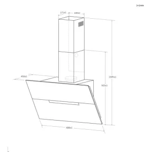 Haier dekorativni aspirator HADG6CBS4B-4